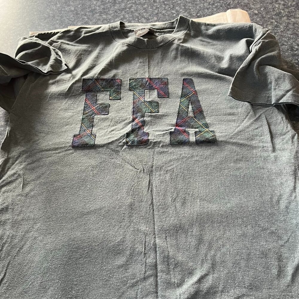 Bodacious FFA green/gray with flannel lettering Shirt.  Size - XL